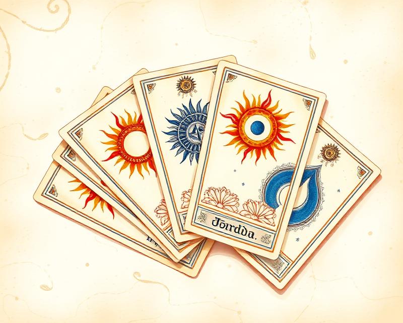 Illustration for Vedic Cards Reading