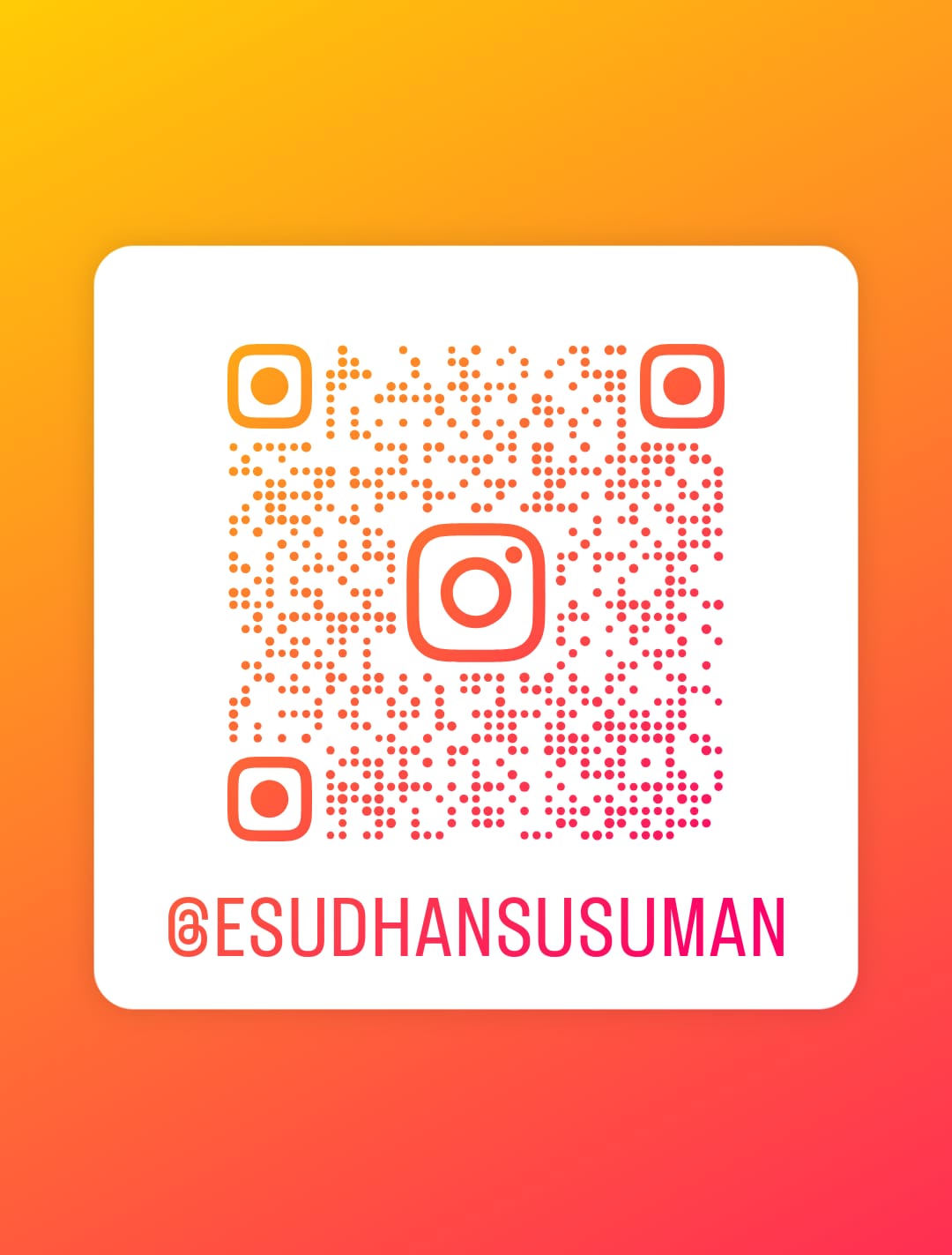 Instagram पर @esudhansusuman से जुड़ने का QR कोड